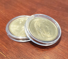 Presidential Dollar, Sacagawea Dollar Direct-Fit Capsules - 26.5mm
