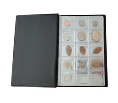 Coin Collecting Album - Holds 150 Coins - Perfect for Silver Dollars - Fits Half-Dollars, Quarters, Pressed-Pennies etc.