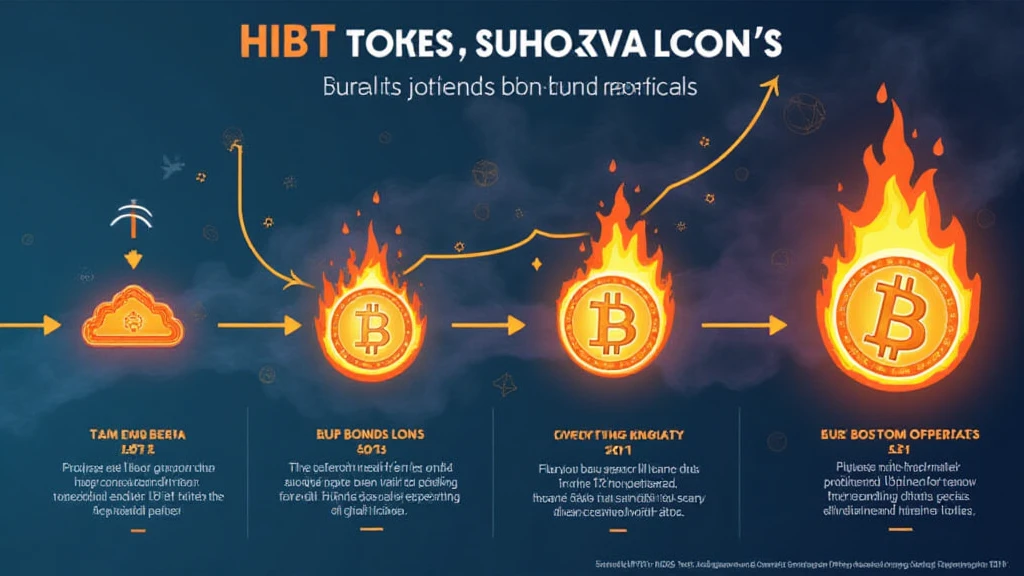 HIBT bond token burns