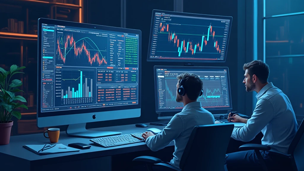 HIBT institutional trading desk setup with HIBT