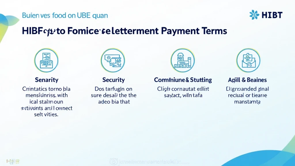 HIBT B2B crypto merchant settlement payment terms