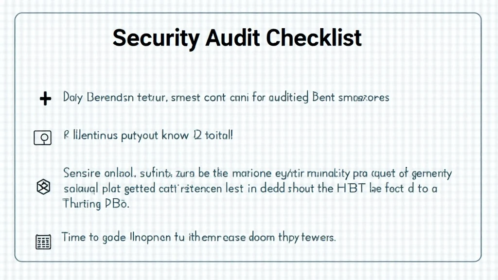 HIBT security audit checklist
