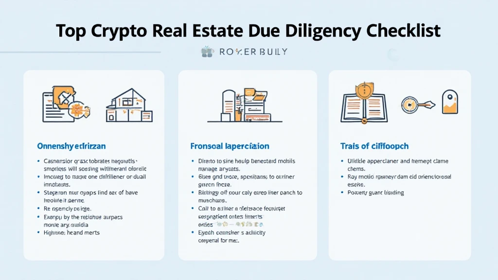 Top crypto real estate due diligence checklist