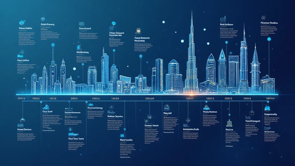 Dubai real estate blockchain adoption timeline