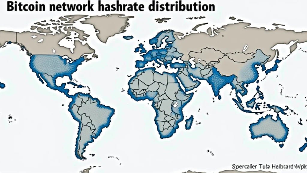 Bitcoin network hashrate distribution analysis