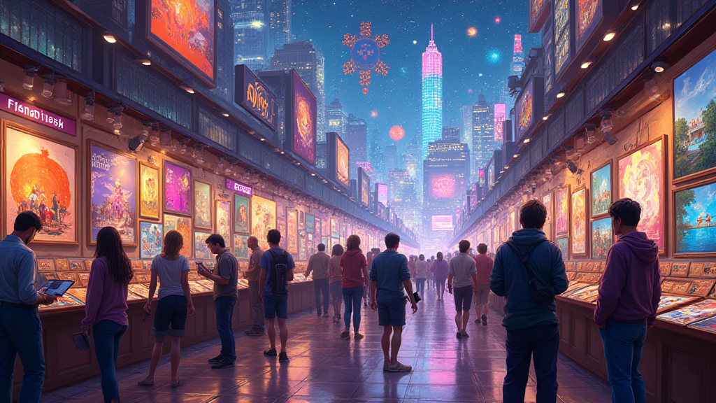 Cryptocurrency art marketplace