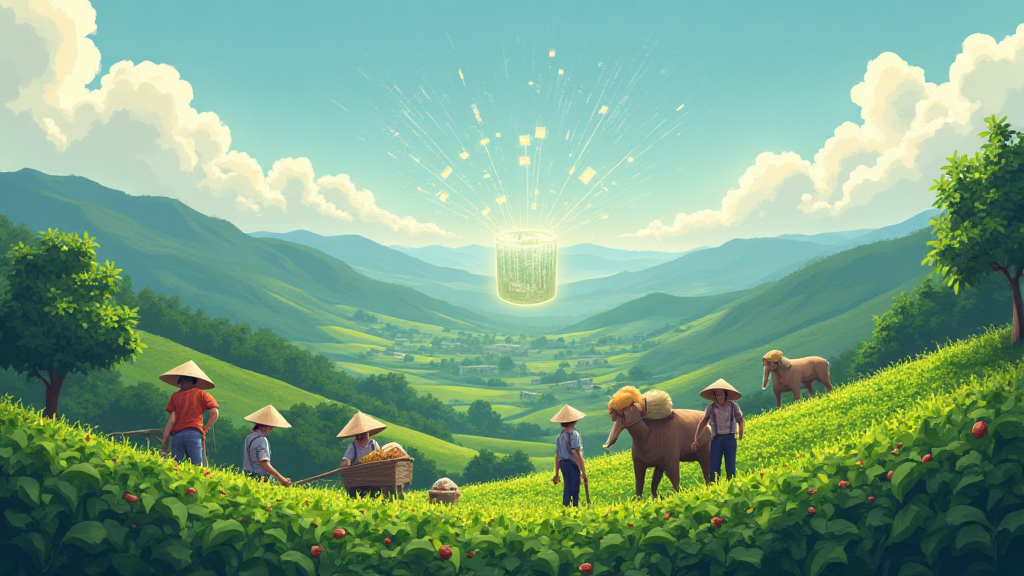 Blockchain coffee trade Vietnam