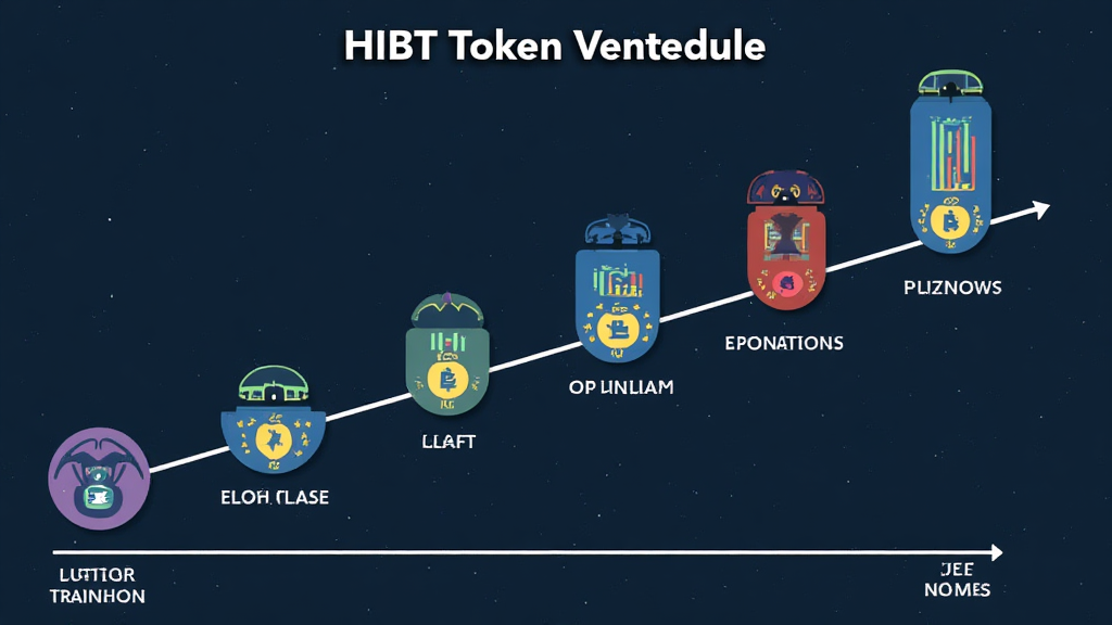 HIBT token vesting schedule