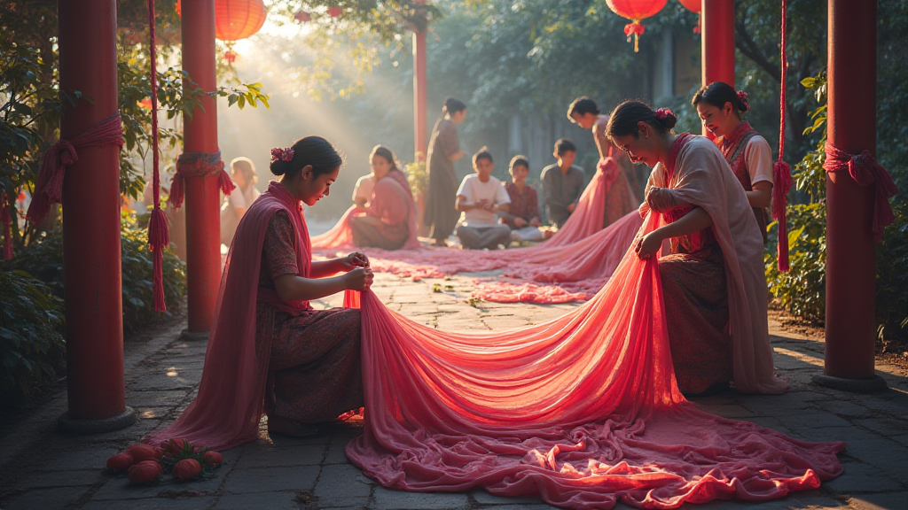 Blockchain silk production Vietnam